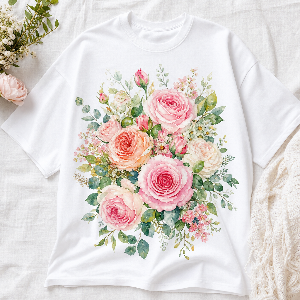 Camiseta Buquê da Florzinha