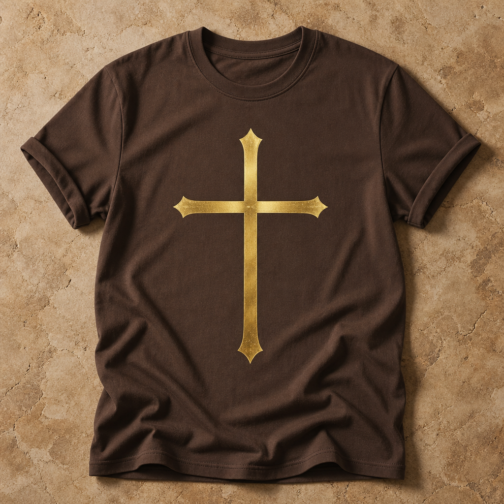Camiseta Cruz e Rosas