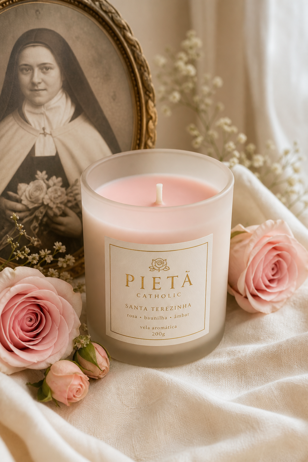 Vela Rosa e Âmbar